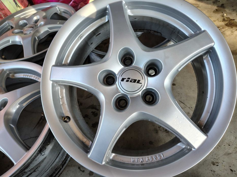 4бр.АЛУМИНИЕВИ ДЖАНТИ 16ки RIAL 5x112 6,5J ET42 за VW