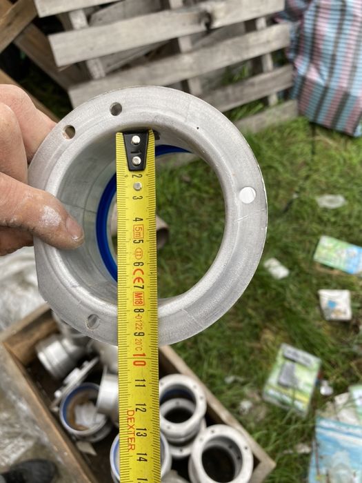 Element racord din aluminiu ptr cosuri de fum, ventilatie, etc.