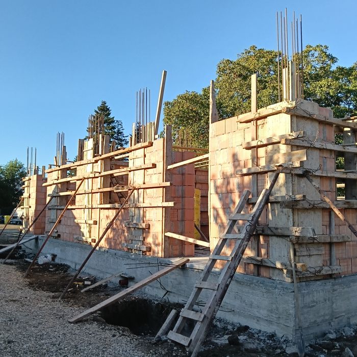 Inginer Constructor execut vile, case la rosu