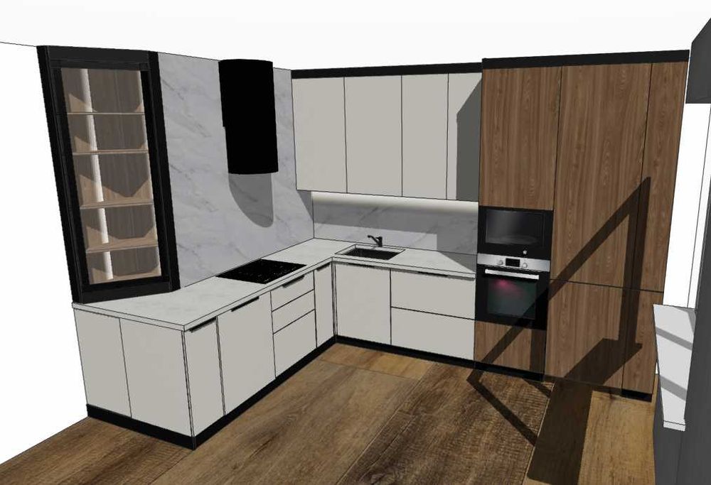 Дизайн мебели  + схема розеток