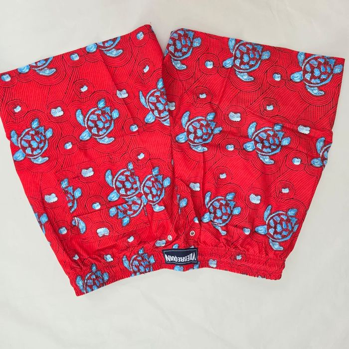 Sort de baie Vilebrequin, 3XL, rosu