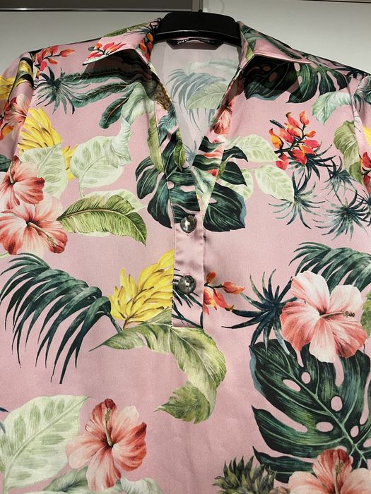 Camasa cu imprimeu exotic