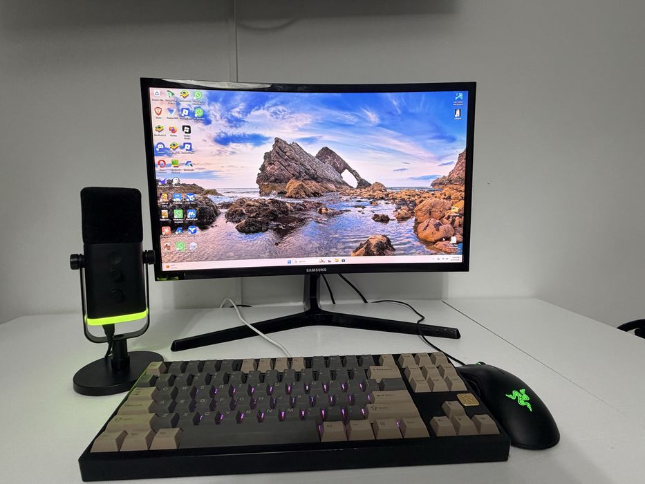 PC Gaming RX 6600 8GB + Monitor 144hz + Setup Complet