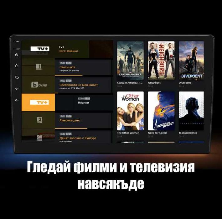 Dodge RAM 1500 2012г-2019г Мултимедия Навигация Android