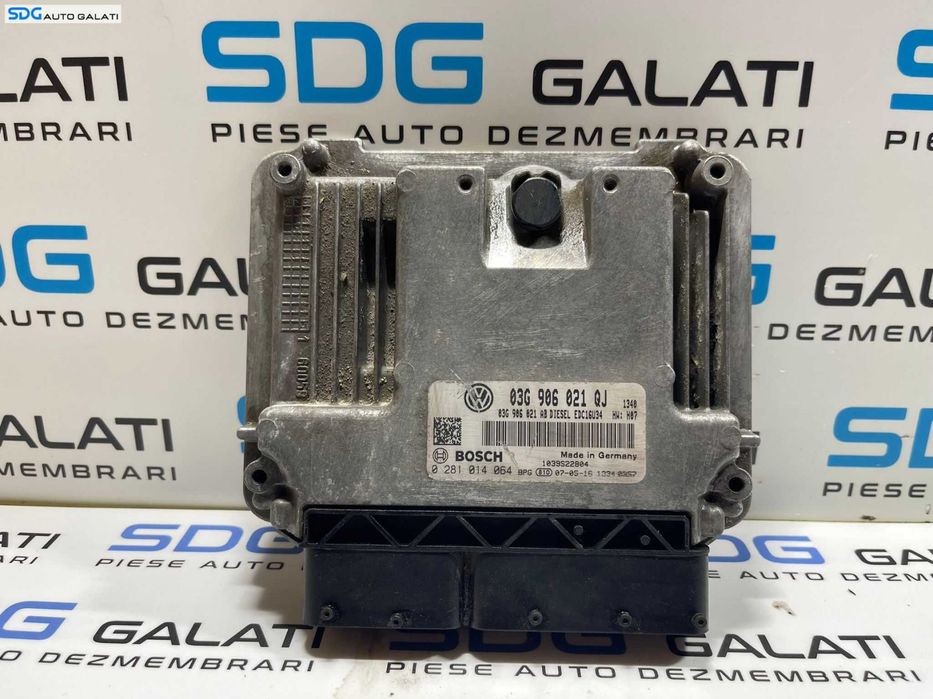 ECU Calculator Motor Volkswagen Golf 5 1.9 TDI BLS 2004 - 2008 Cod 03G906021QJ 0281014064 [2919]
