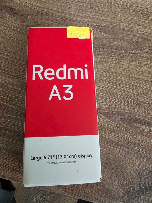 Xiaomi Redmi A3 – Голям 6.71" дисплей, с кутия и кейс / Като нов