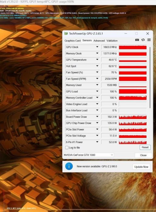 Placă Video ASUS GeForce GTX 1080 ROG STRIX GAMING 8GB DDR5X 256-bit
