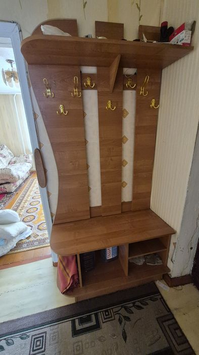 Прихожая с полками для обуви