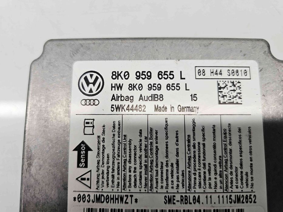 Calculator airbag Audi A4 (8K2, B8) [Fabr 2008-2015] 8K0959655L 2.0 TD