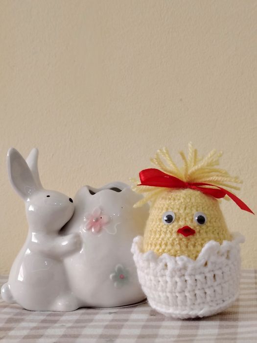 Ръчно плетени зайци (играчки)