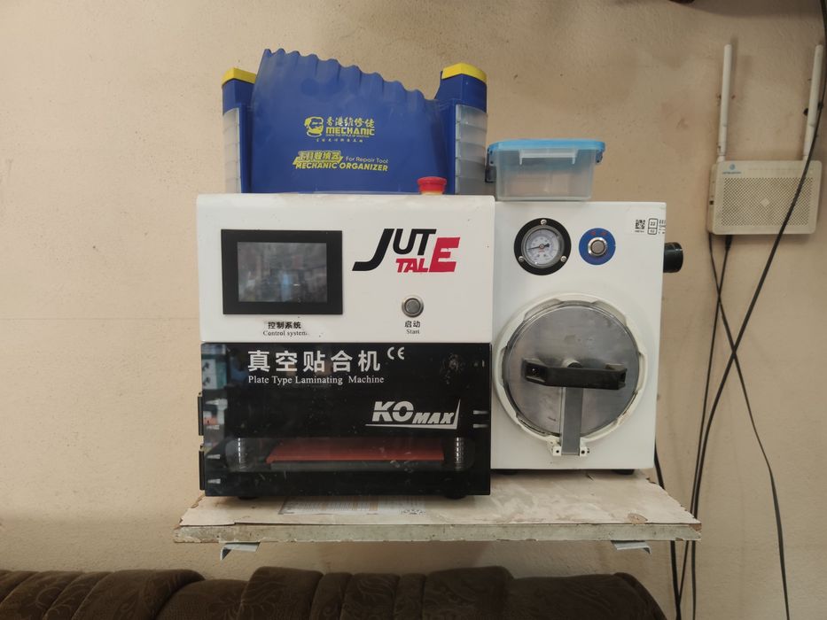 Vakum aparat telefon uchun singan ekrani yangilaw uchun ishlatilinadi