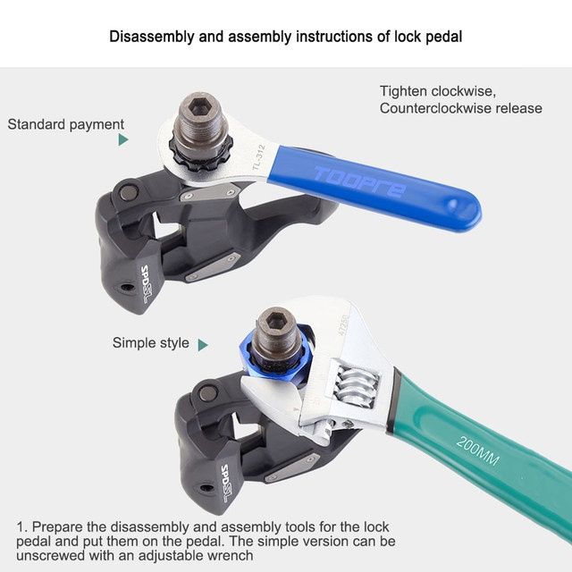 SHEAWA - Kit Attrezzo Per Manutenzione Pedali Shimano (TL-PD40): Compatibile Con M520, R540, R7000 E Altri - 3