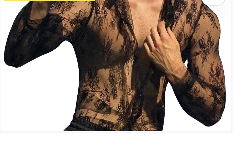 Мъжка мрежеста риза