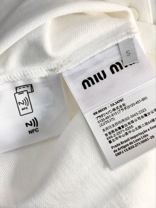 Miu Miu White Polo