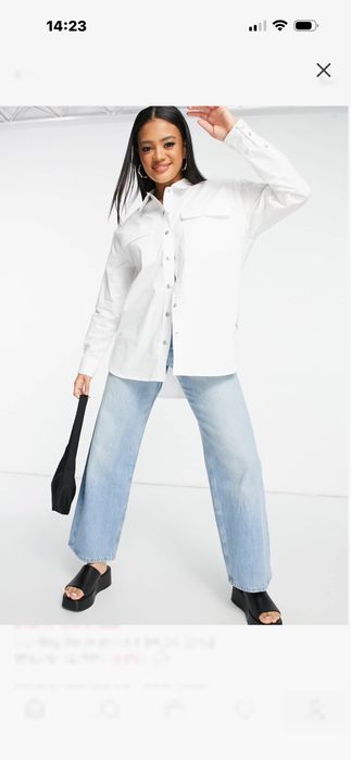 Calvin Klein  бяла риза номер S