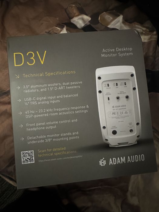 Vând monitoare active AdamAudio D3V