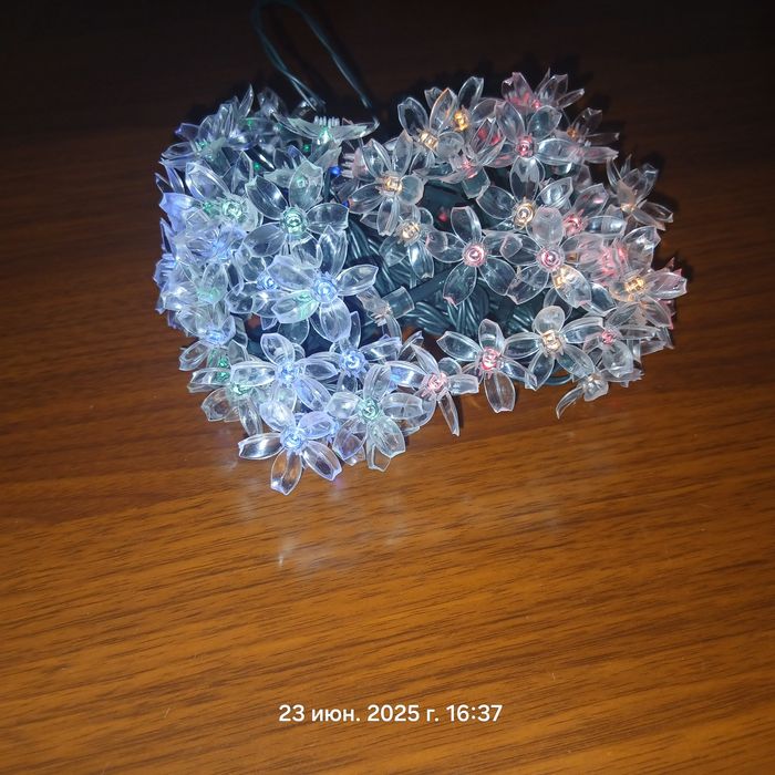 Продам гирлянда на солнечный бетерее