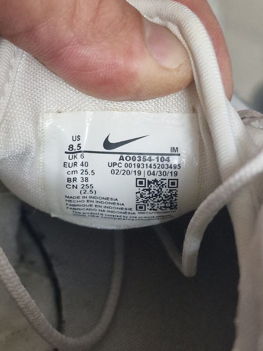 Adidasi Nike Zoom 2K AO0354-104 White Lace Up