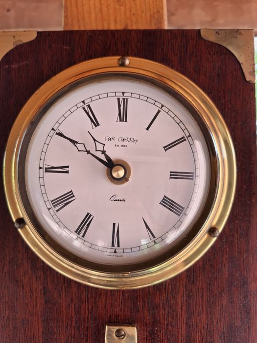 ‼️Ceas nautic cu clopot de alamă Wm. Widdop Est. 1883‼️