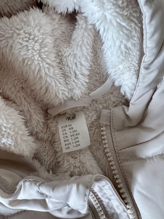 Зимен бебешки космонавт / гащеризон H&M, размер 56 (NB–1/2 м)