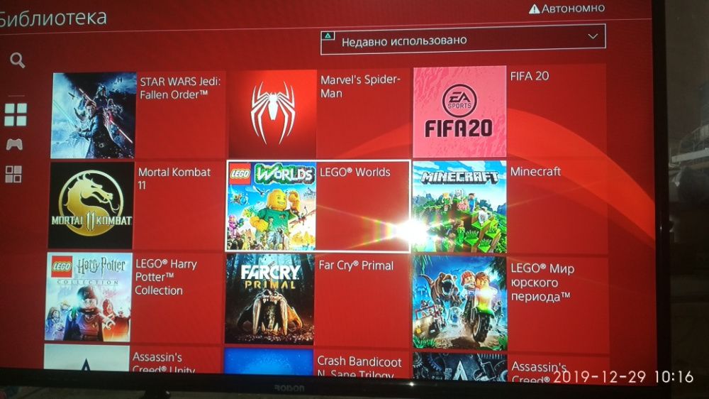 Взломанная Sony PS 4 Slim прошивка 6.72  + 19 Топовых Хит игр, на фото