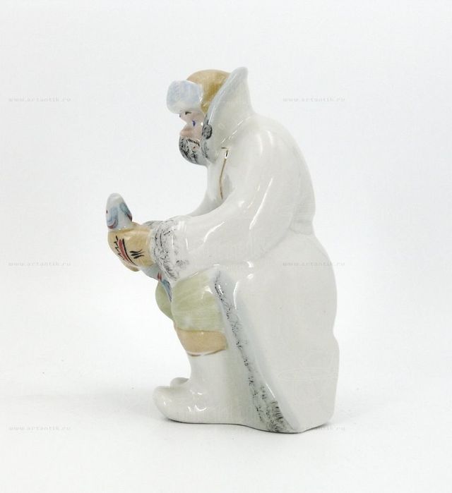 Статуэтка «зимняя рыбалка»