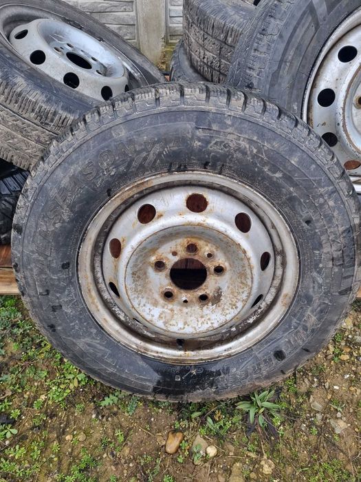 Anvelope 215 75 R15C cargo + Jante Fiat Ducato 15"