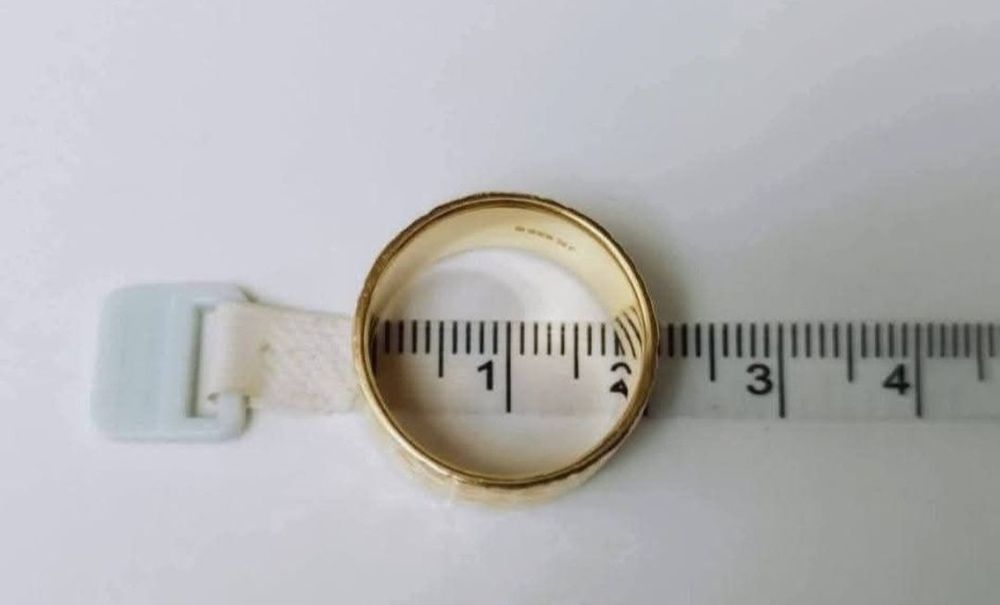 Inel vechi, model Big Reflection, din argint de 925, placat cu aur de 18K, Jane Kønig, JK