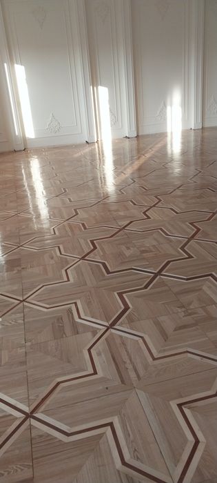 Шлифовка, настил и рестоврация паркетных и деревянных полов паркет