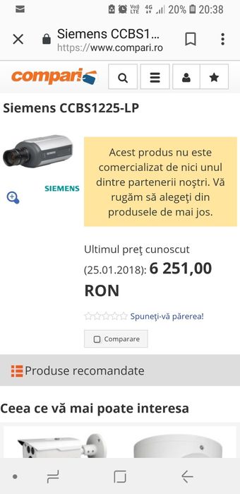 Camere supraveghere profesionale Siemens cu focalizare automată