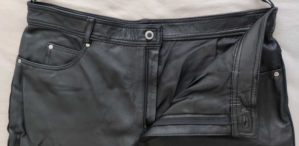 НОВ мъжки кожен панталон от естествена кожа JCC