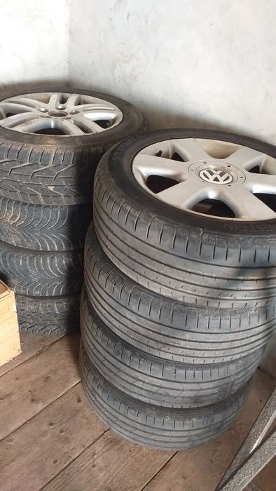 Anvelope cu jante aliaj 16"