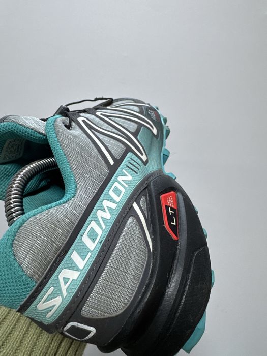 Salomon speedcross 3 hiking trekking mountain outdoor grey & blue