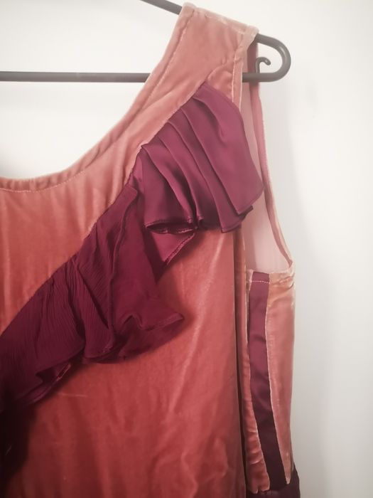 Rochie roz lila din 100% mătase Elena Perseil