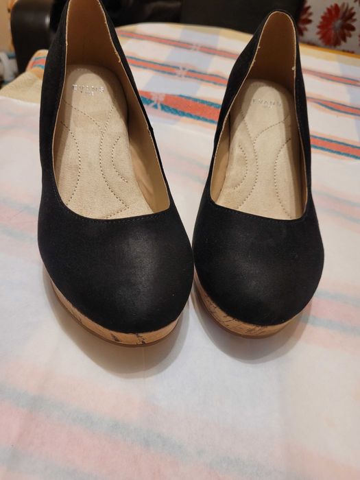 Pantofi pluta dama, catifelat, marimea 37