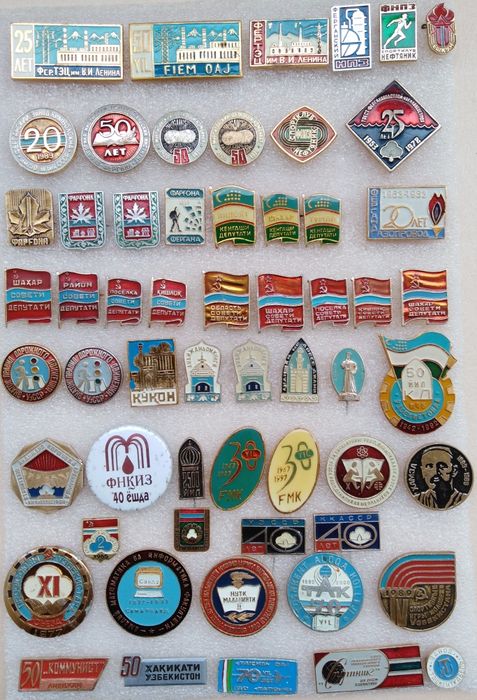 Значки узбекской ССР (УзССР)-ЧИТАЙТЕ ОПИСАНИЕ.