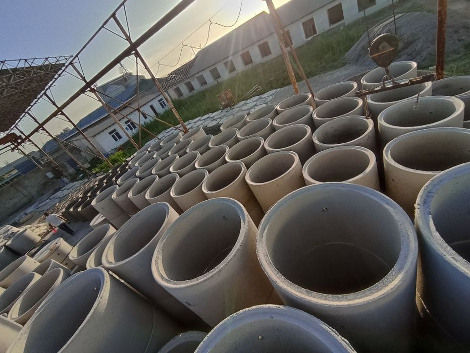 Бетон кольца. Кольца для канализации. Бетонные колодец