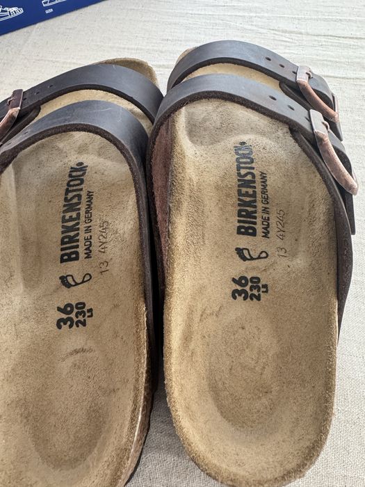 Birkenstock Arizona, 36, oiled Leather, Brown