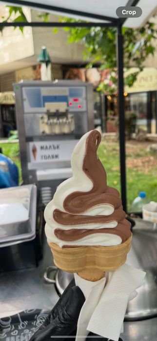 Професионална сладолед машина три вида