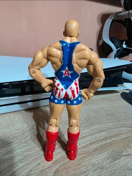 JAKKS Pacific 2003 Kurt Angle 7" Wrestling Action Figure Ruthless Aggr