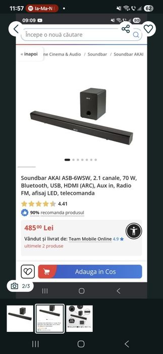 Soundbar Akai nou