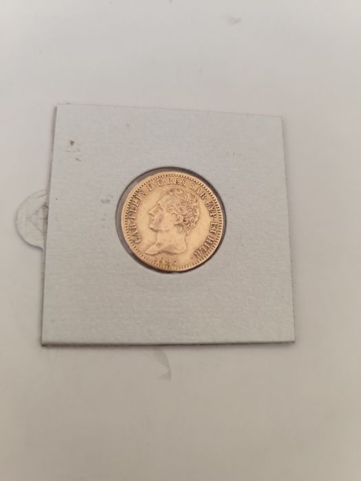 20 лири Сардиния 1826 година Карло Феличе