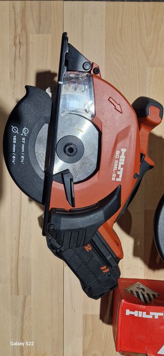 Hilti circular pentru metal pe acumulator