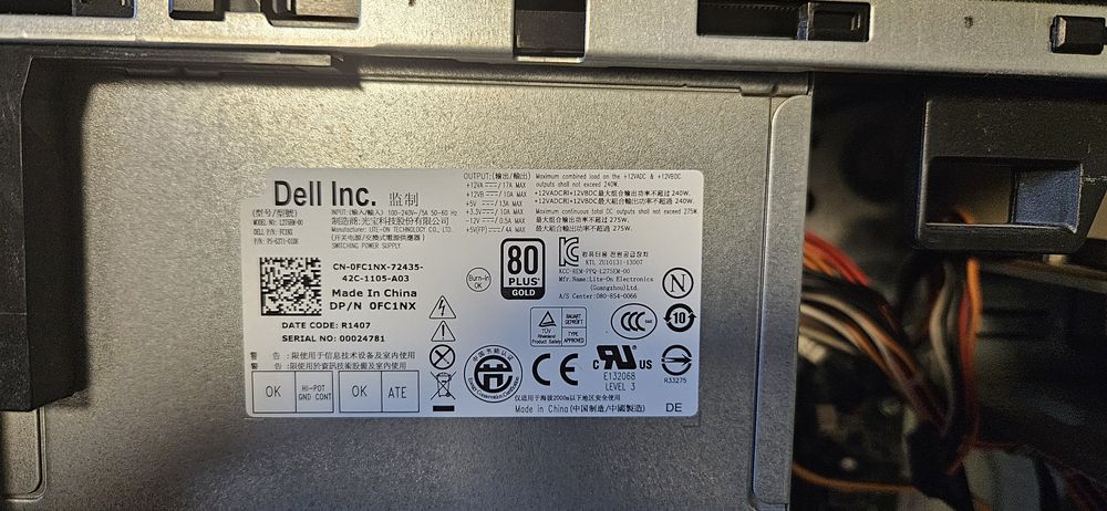 Компютър Dell OptiPlex 7010 Tower — i5-3470, 8GB RAM, Radeon R7 240 2GB, SSD — работещ, почистен