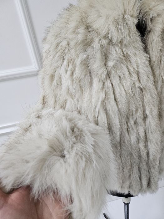 Палто от лисица без забележки, размер S