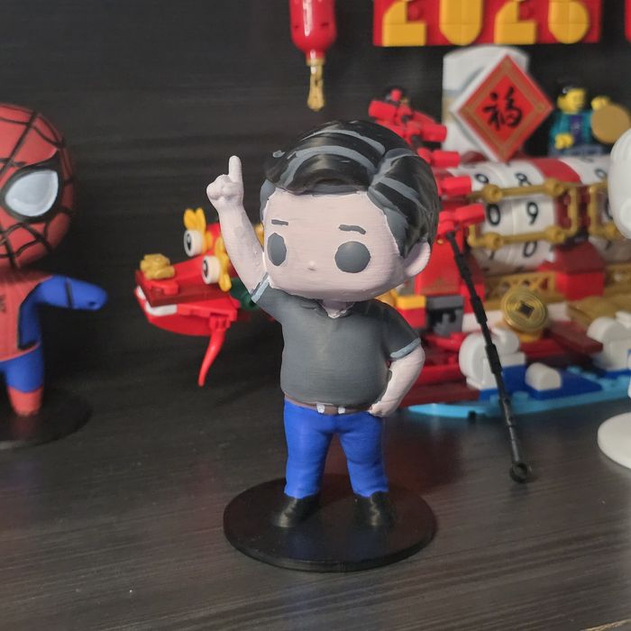 Cadou Personalizat: Figurină Unicată 3D perfecte pentru zi de naștere, aniversare, botez, nuntă, Crăciun, secret Santa
