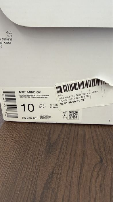 Nike Mind 001 шлепки