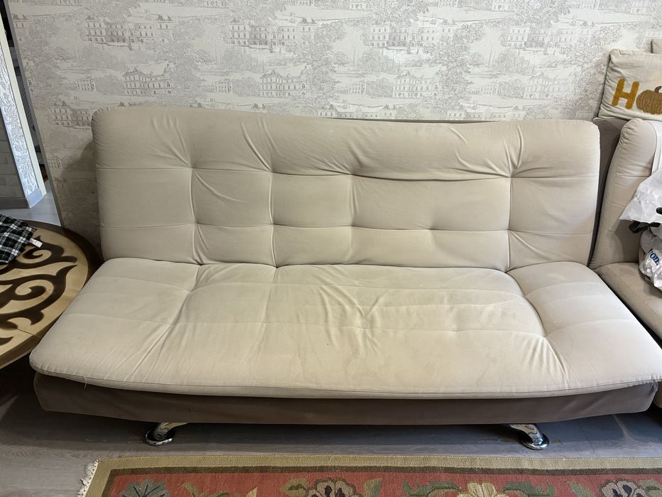 Диван, бежевый, мягкий