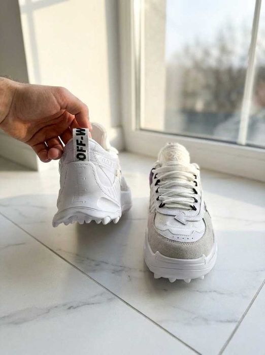 Adidasi OFFWhite Odsy 1000 Alb - Full Box - Adidasi Unisex
