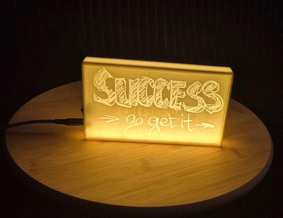 Light box lampa/lumina de veghe cu 2 poze